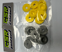 Body Bolts & Washers Coloured plastic or Aluminium