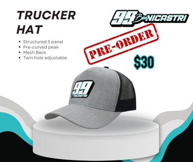 **Pre Order** Ben Nicastri Racing Embroidered Trucker Hat - Summer 2025